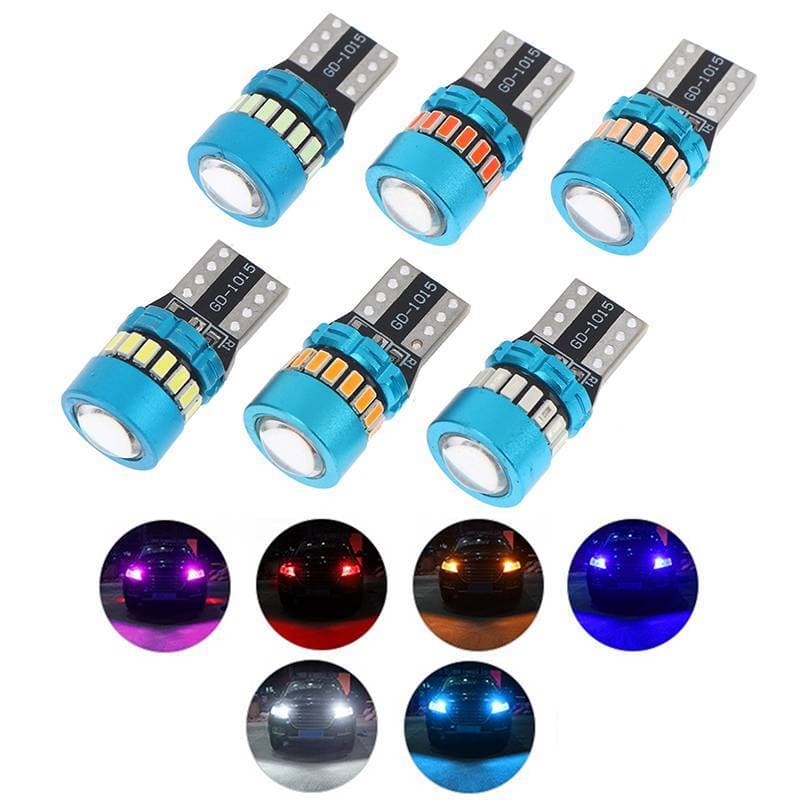 ADS Carro Tru Luzes Interior Lâmpada T10 Led Canbus W5W Lâmpadas Luz Da Placa De Licença Do Lateral Cúpula De Leitura BR