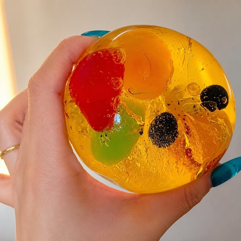 Bola De Estresse De Frutas Apple Squishy Toys ASMR Sensorial Tdah Autismo Anti Stress Relief Fidget Para Adultos Present