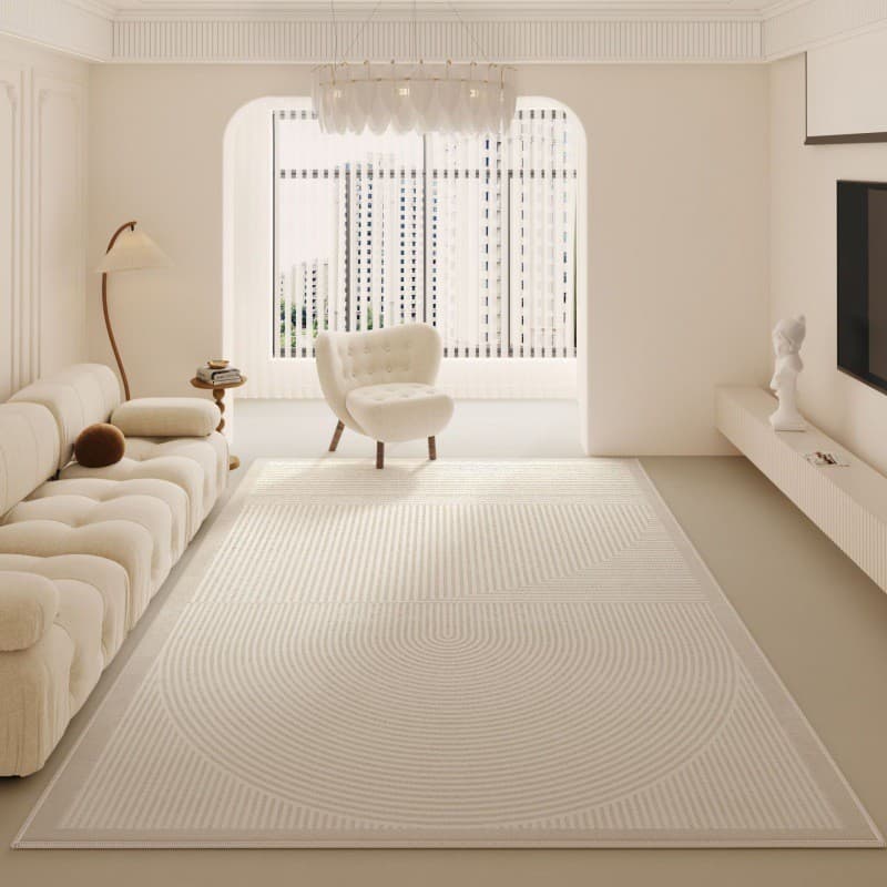[Novo produto] tapete sala de estar luz luxo High-End sofá tapete estilo creme quarto doméstico estilo silencioso tapete