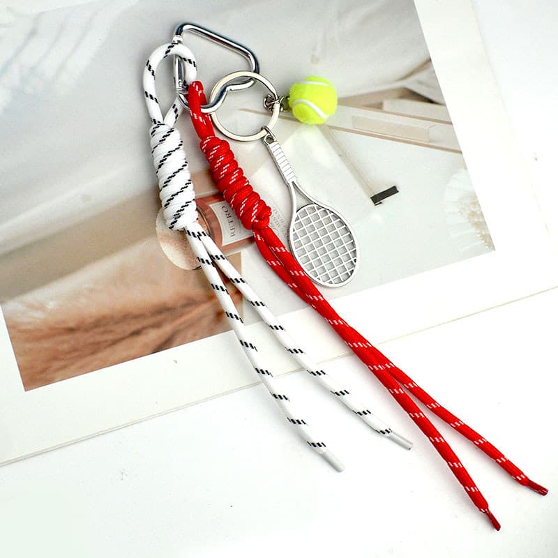 Rycr estilo coreano ins contraste cor tênis pingente saco chaveiro pingente estilo casal pendurado corrente escalada cor