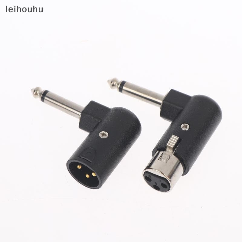 leiho 1/2 Unidades Plugue XLR Macho/Fêmea Para 6.35 Mm Adaptador Perfil De Interface De Áudio Balanceado De 3 Pinos Micr