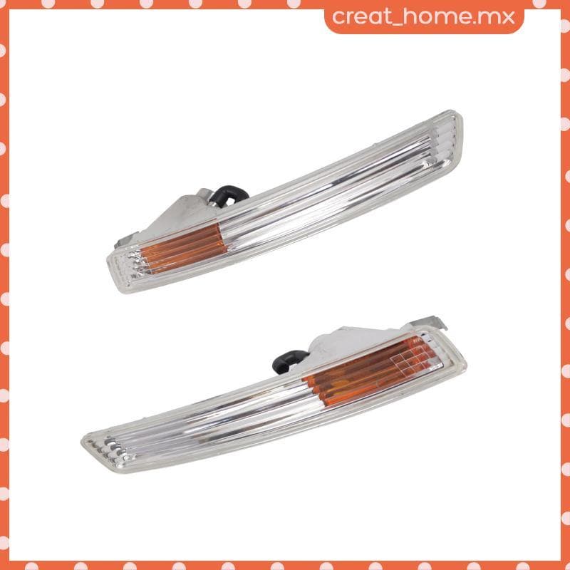 [Creat_home] Luz Do Para-Choque Dianteiro , Lâmpada De Sinalização De Plástico Branco , Iluminação Carro , Acessório Aut