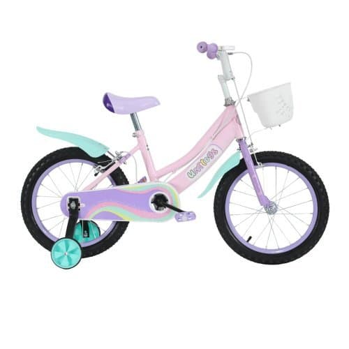 Bike Infantil Aro 16 Rodinhas Destacaveis Menina Rosa Leve Seguro