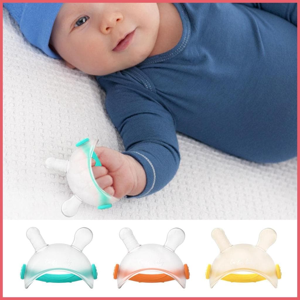 Silicone Chupeta Bebê Dentição Mastigar Brinquedo Sensorial Motor Aid Dos Desenhos Animados Crianças Produtos xurit2br