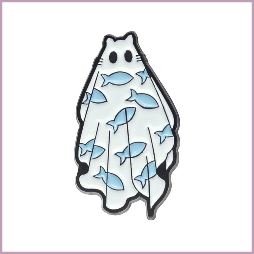 Halloween Lapela Pino Metal Horror Bonito Fantasma Broche Para Mochila Jaqueta Roupas Chapéus Sacos Mochilas Jaquetas hy