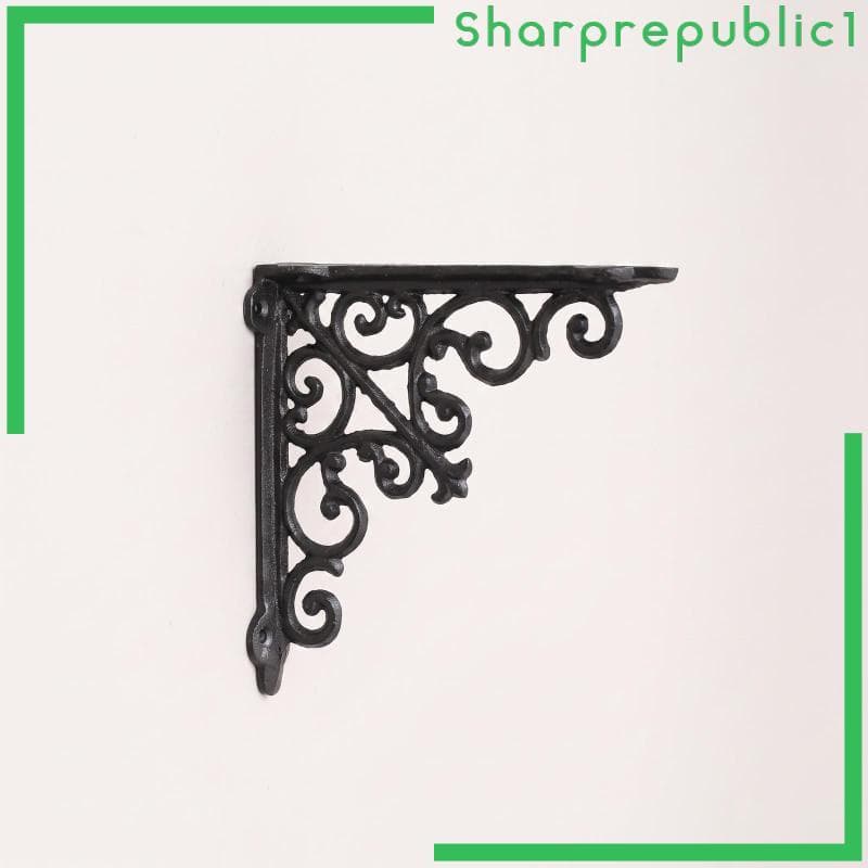 [Sharprepublic1] Suportes De Prateleira Com Parafusos Suporte De Ferro Fundido L Ornamentados Para Artesãos , Proprietár