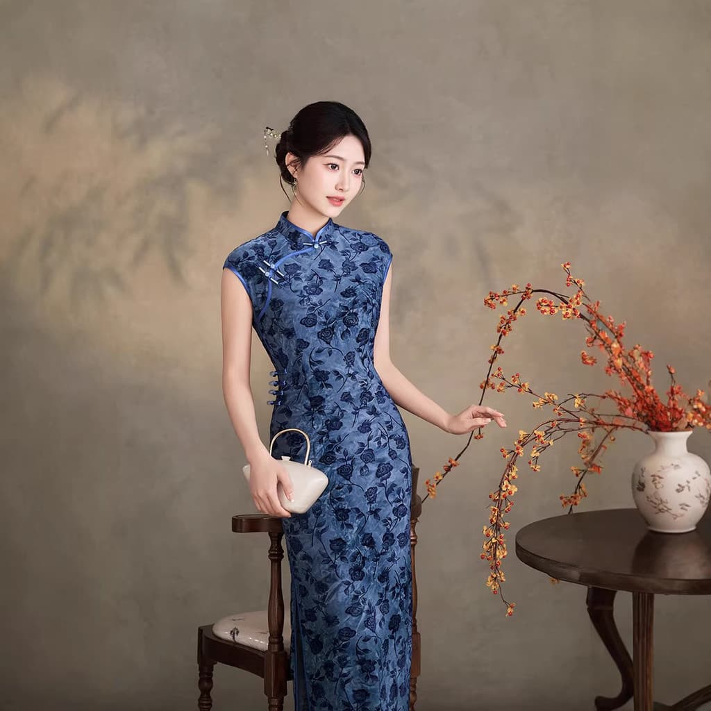 2026 estilo Retro reunindo manga curta Cheongsam primavera novo estilo melhorado novo estilo chinês velho Shanghai uso d