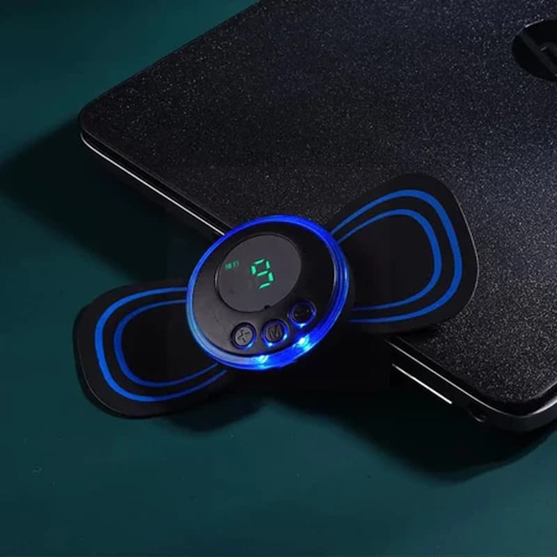 Mini Massageador Elétrico Portátil – Alívio da Dor Muscular