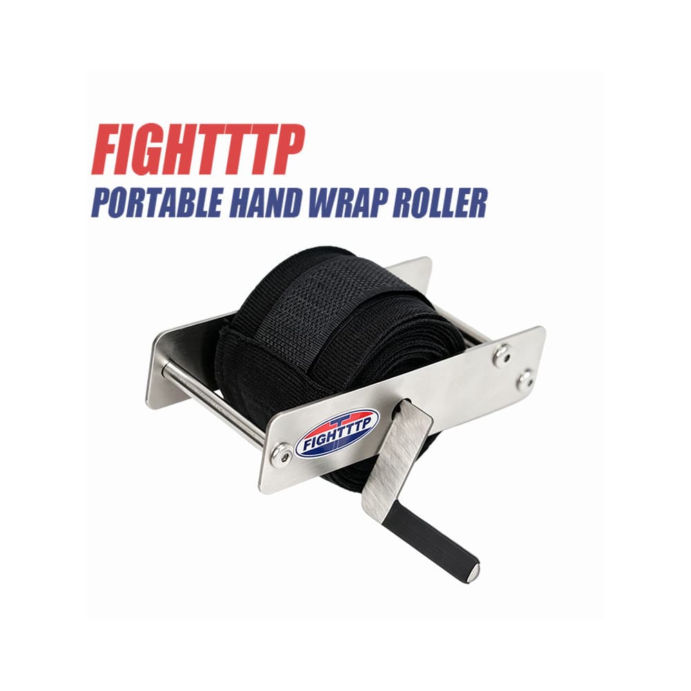 Ttp aço inoxidável portátil mão boxe bandagem enrolador Sanda alça de mão equipamento de armazenamento