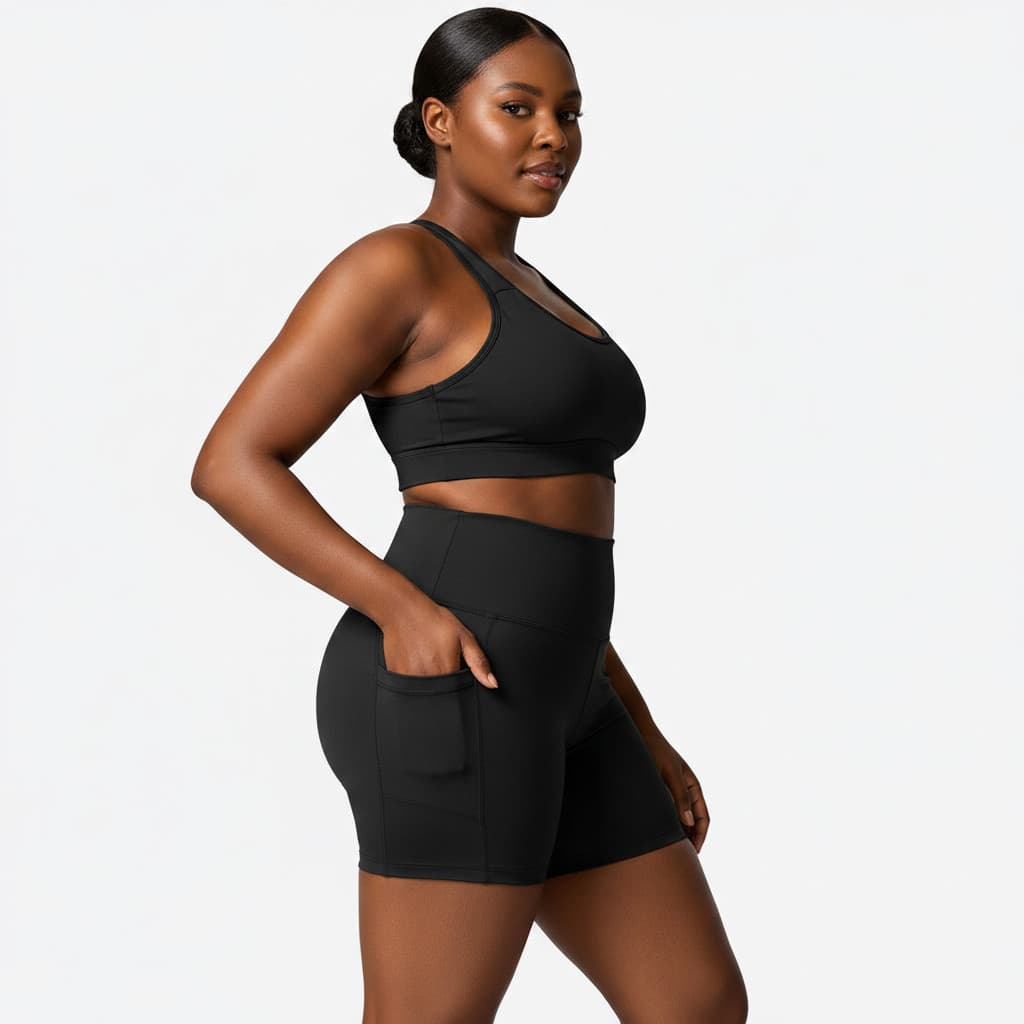 Short Fitness Feminino Efeito Empina Bumbum Pala Modas Fitness