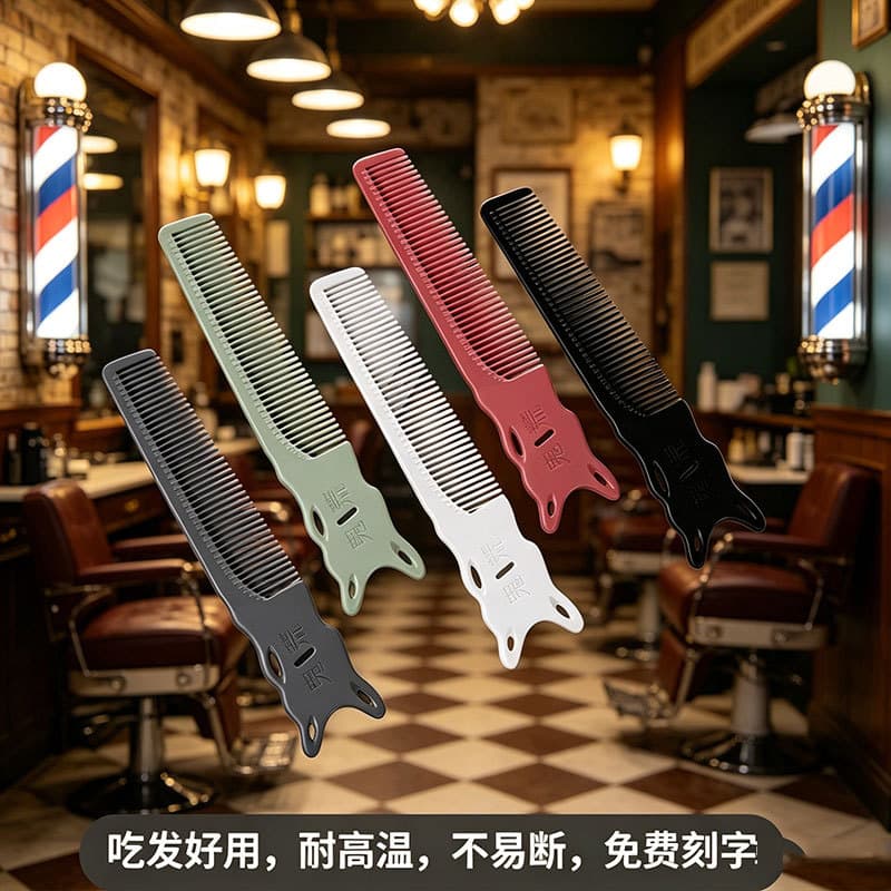 Pente de canto para cabeleireiro dedicado GETA YS239, pente de corte de cabelo masculino, pente de cabelo masculino, cab