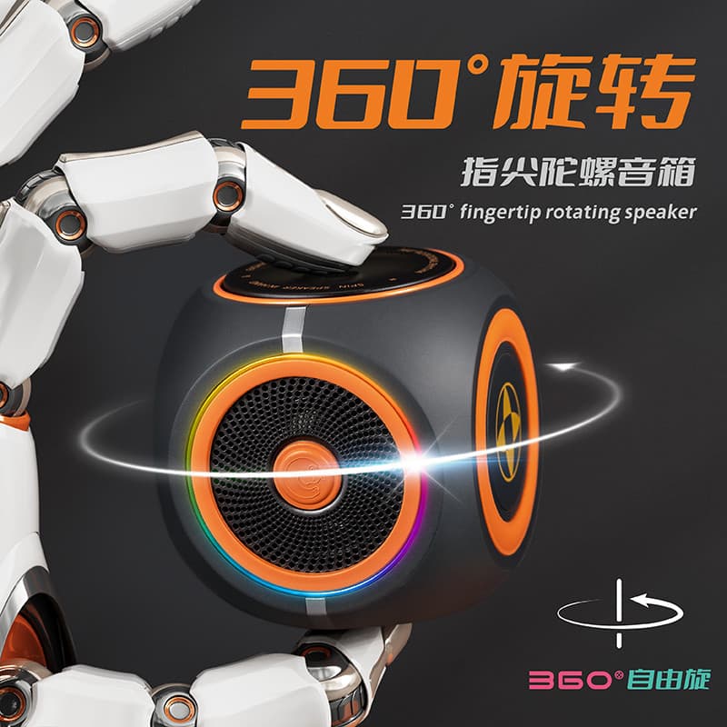 Fidget Spinner alto-falante 2026 novo estilo influenciador bluetooth alto-falante moda tendência portátil descompressão