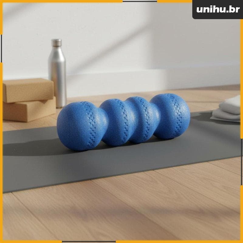 [Unihu] Epp Yoga Rolete Rolo De Massagem De Espuma Texturizada Physio Para Alongamento Das Costas , Recuperação Muscular