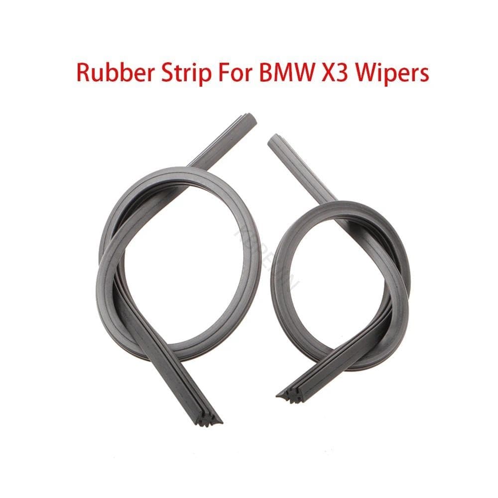 1 Conjunto Para BMW X3 2011-2017 Lâmina De Limpador De Carro Tira De Borracha Recarga 20 " + 24 " Acessórios De Limpador