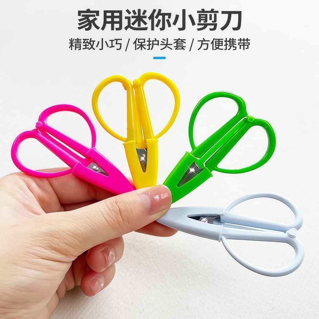 Tesoura Ultra-pequena tesoura doméstica Mini bolso tamanho pequeno tesoura de chá Mimi tesoura mão-corte Threa