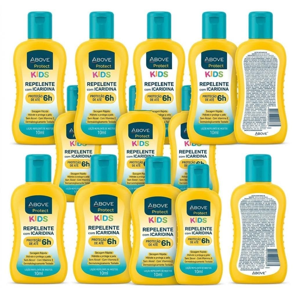 Kit 12 Repelente Above Kids 100ml Proteção contra Insetos