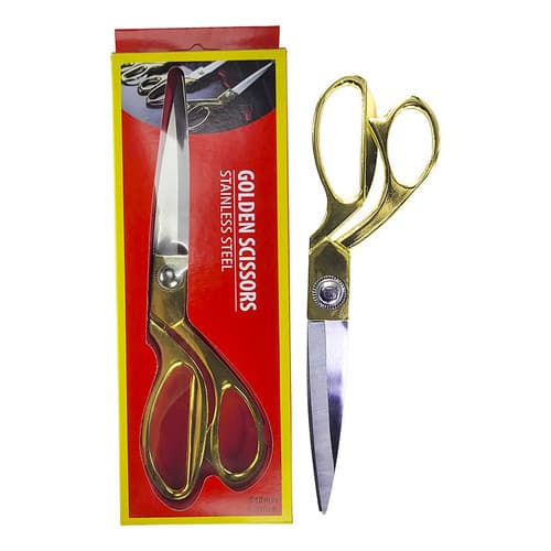 Tesoura Alfaiate Golden Costura Corte Tecido 9,5 Pol 24cm Dourado