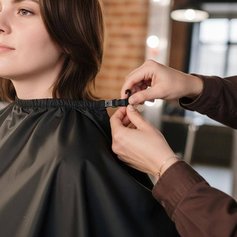 (withbetiw) Capa De Barbeiro Ajustável À Prova D'água Para Salão De Beleza Profissional , Corte De Cabelo Homens E Mulhe