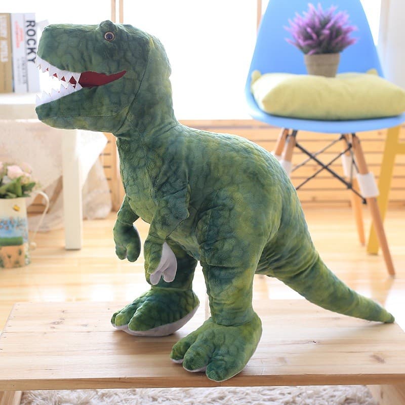 Tiranossauro boneca simulação dinossauro brinquedo de pelúcia bonito grande boneca travesseiro de dormir meninos meninas