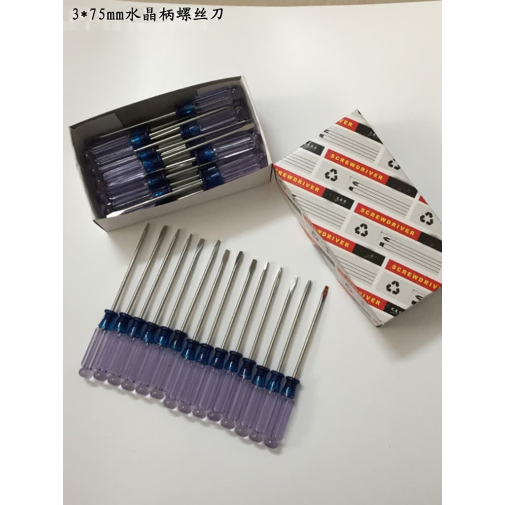 Frete grátis 3mm cristal pequena chave de fenda pequena plana Phillips pequena chave de fenda pequena chave de fenda peq