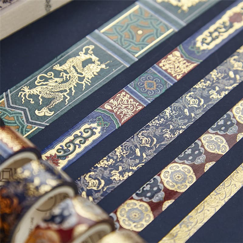 Sorte Chaoyang/Retro Estilo Chinês Fita Washi Jardim Real Cidade Proibida Padrão Ornamentos East Palace Series Manual Ma
