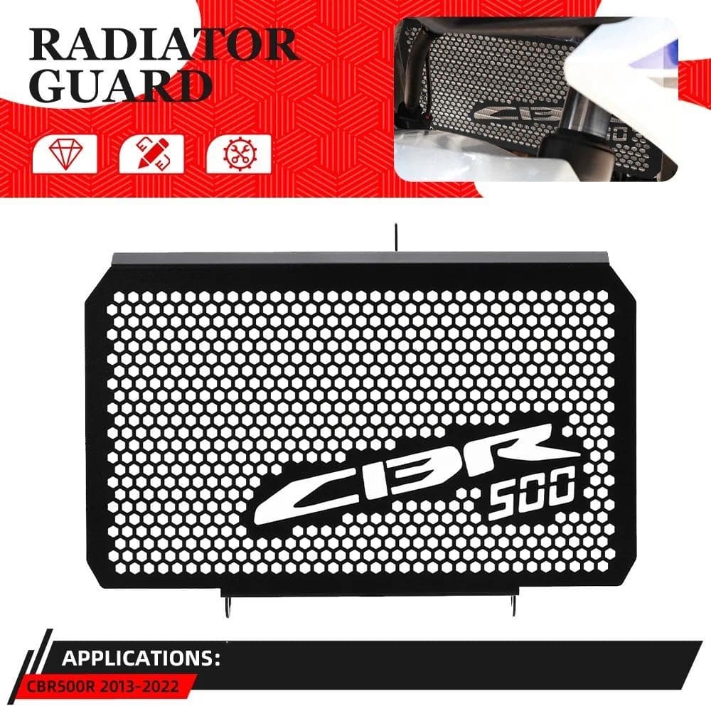 Para Honda CBR 500R CBR500R 500 R 2017-2019-2020-2021-2022-2023 2024 Motocicleta Radiador Guarda Protetor Grade Grill Ca