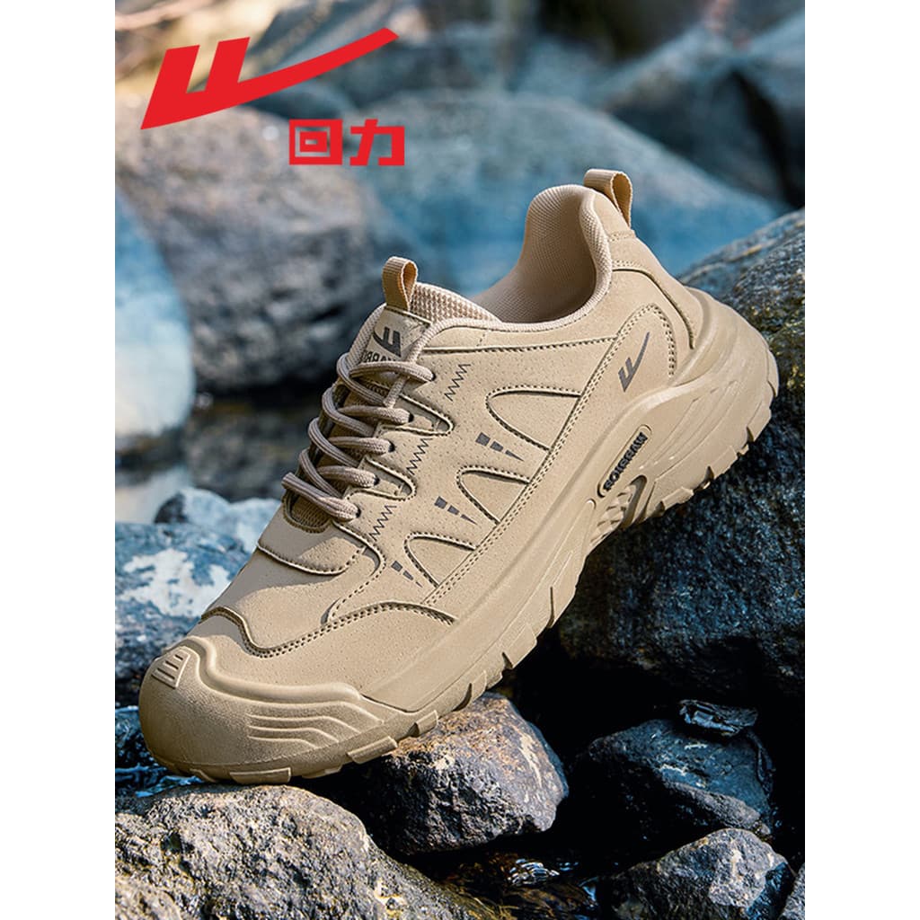 Puxar para trás sapatos masculinos 2025 outono inverno novo estilo impermeável antiderrapante de sola grossa caminhadas