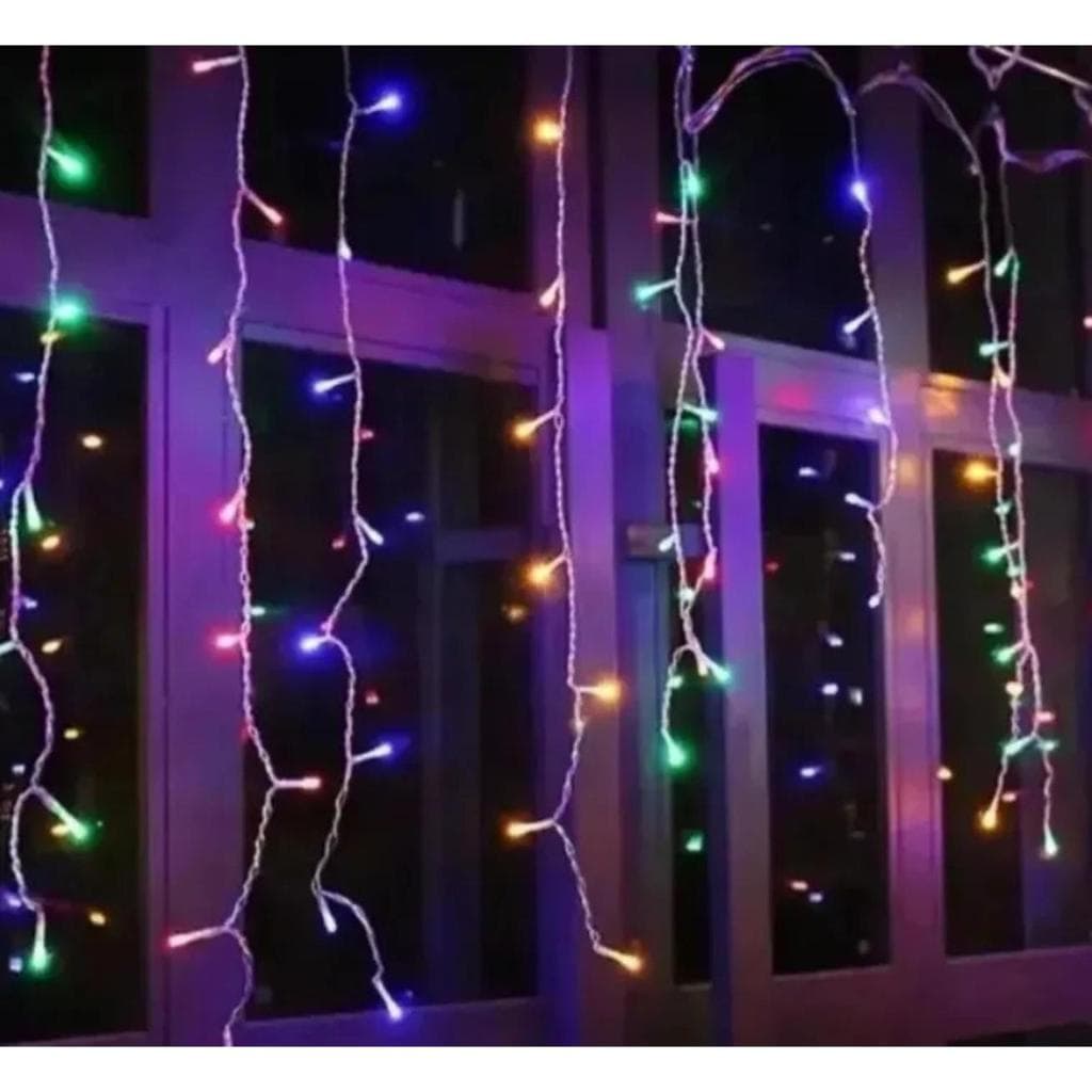 Cascata 400leds 10metros 10funcao Decoração Com Memoria Uso Externo Bivolt Impermeável À Prova Dágua Com Macho Femea