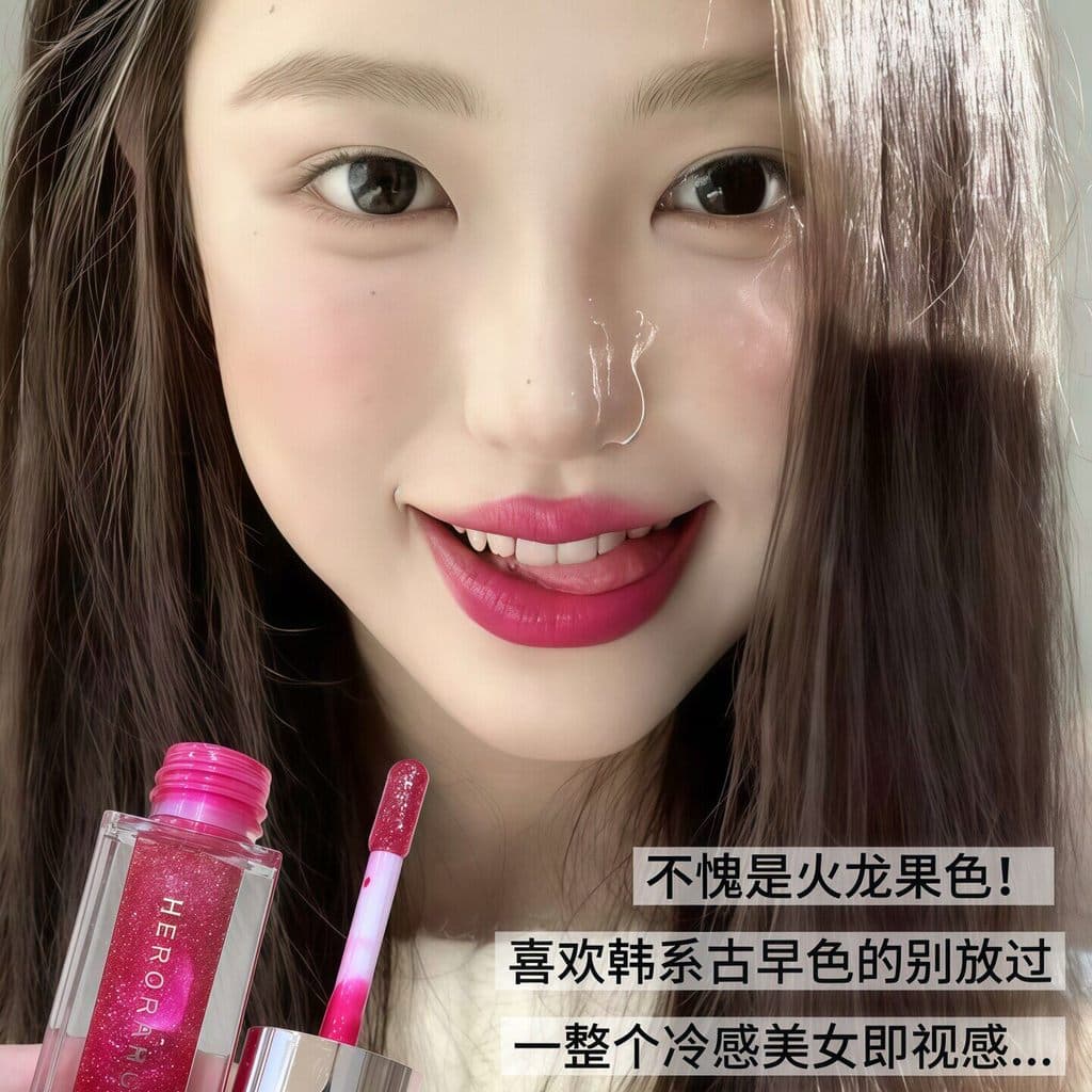 Fado Novo Estilo Nova Chegada Dragão Fruta Cor Lip Glaze Feminino Sensação Fria Beleza Sensação Visual Copo Antiaderente