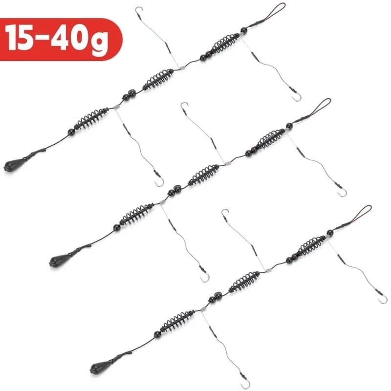Alimentador de Isca Fixo para Pesca, Conjunto de Gaiola de Isca Artificial, Suporte de Isca com Gancho de Corda, Anzol p