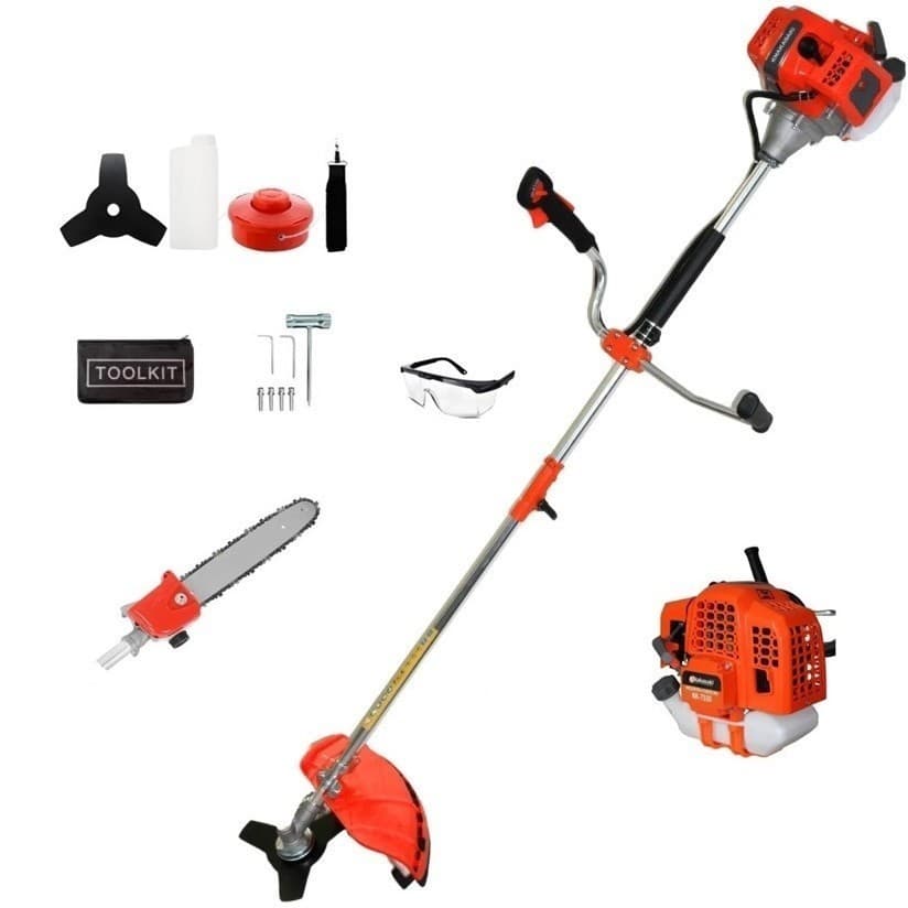 Roçadeira Aparador de Grama Cortador 75cc Profissional 3.5 hp - Motopoda importada
