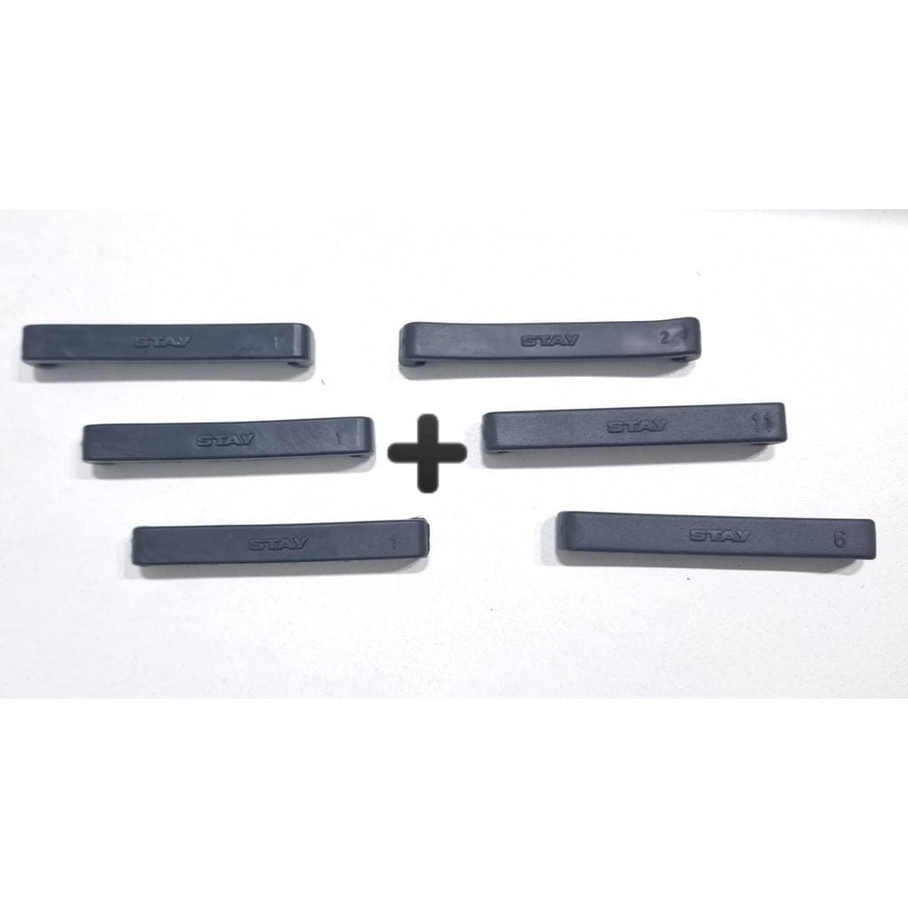 Kit Clip Passa Fio Cabos Borracha Stay Modelo Slim ou Piano