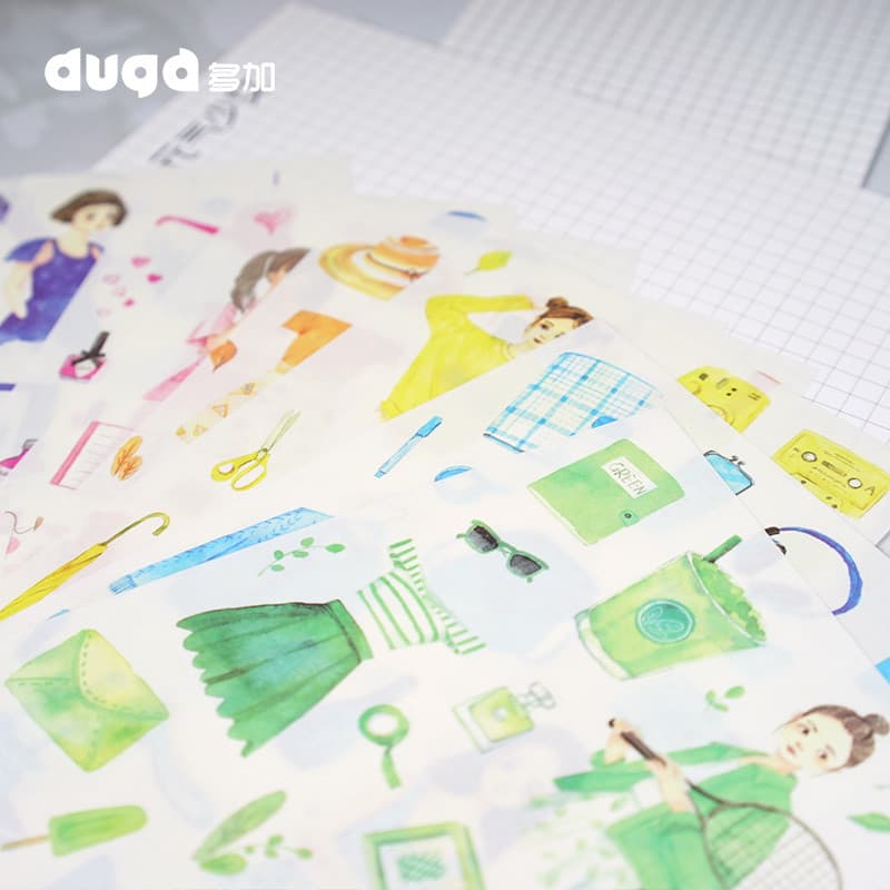 Mais mais manual adesivos bonitos adesivos decorativos manual criativo Material caderno papelaria mercadoria diy etiquet