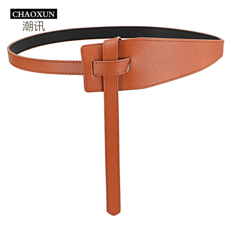 Cinto atado feminino versão coreana decorativo All-Match casaco vestido camisola cinto ins estilo cintura estreita simpl
