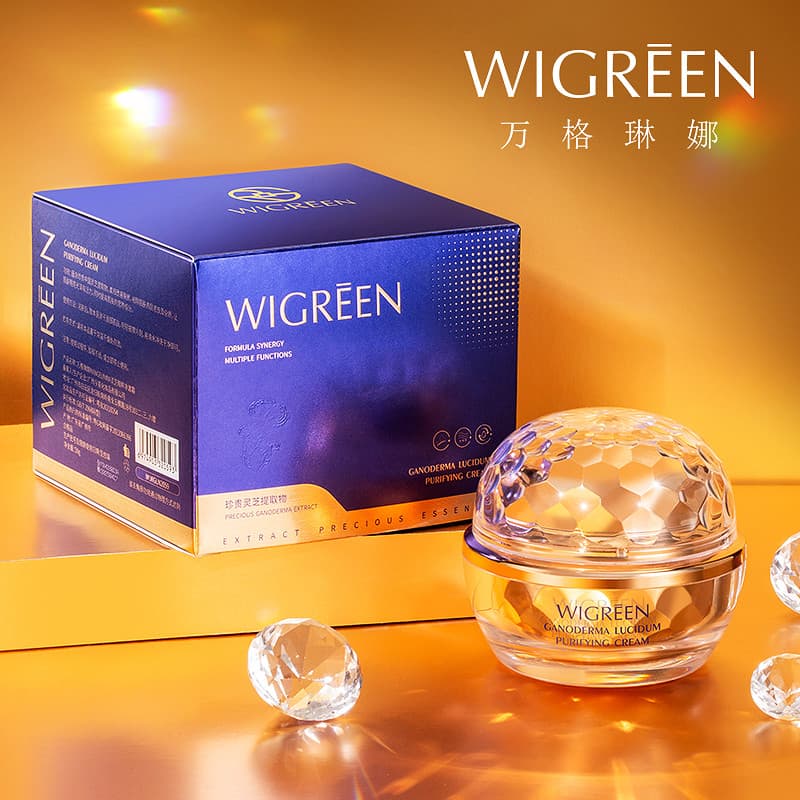 Vegelina Ganoderma Lucidum Essence Creme de Limpeza 50g Luxuoso Creme de Limpeza Esfoliante Creme de Controle de Óleo Es