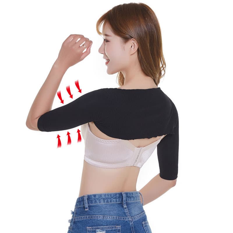 Capa de braço modeladora elástica Raglan feminina