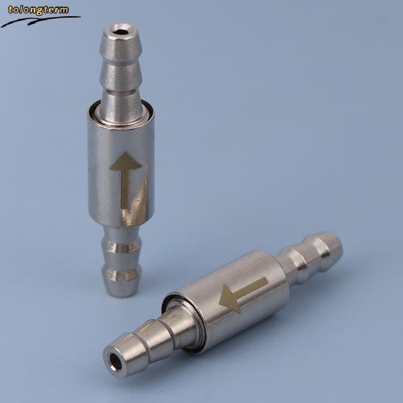 Para Equipamento De CO2 Água Sem Retorno Aquário De 4mm Cilindro De Dióxido De Válvula Che De Aço Inoxidável Difusor De