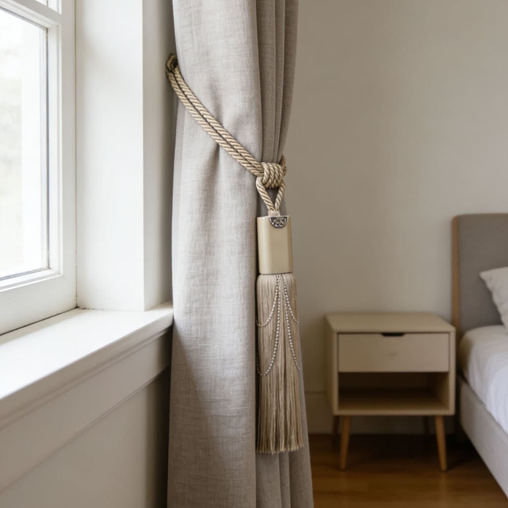 Exportar comércio exterior cortina cinta corda decoração para casa gaze cinta armazenamento borla cortina fivela armazen