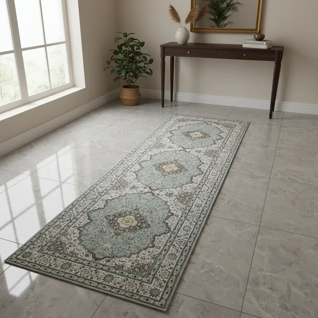 Tapete Egípcio Aurum Passadeira Luxo para Sala e Quarto