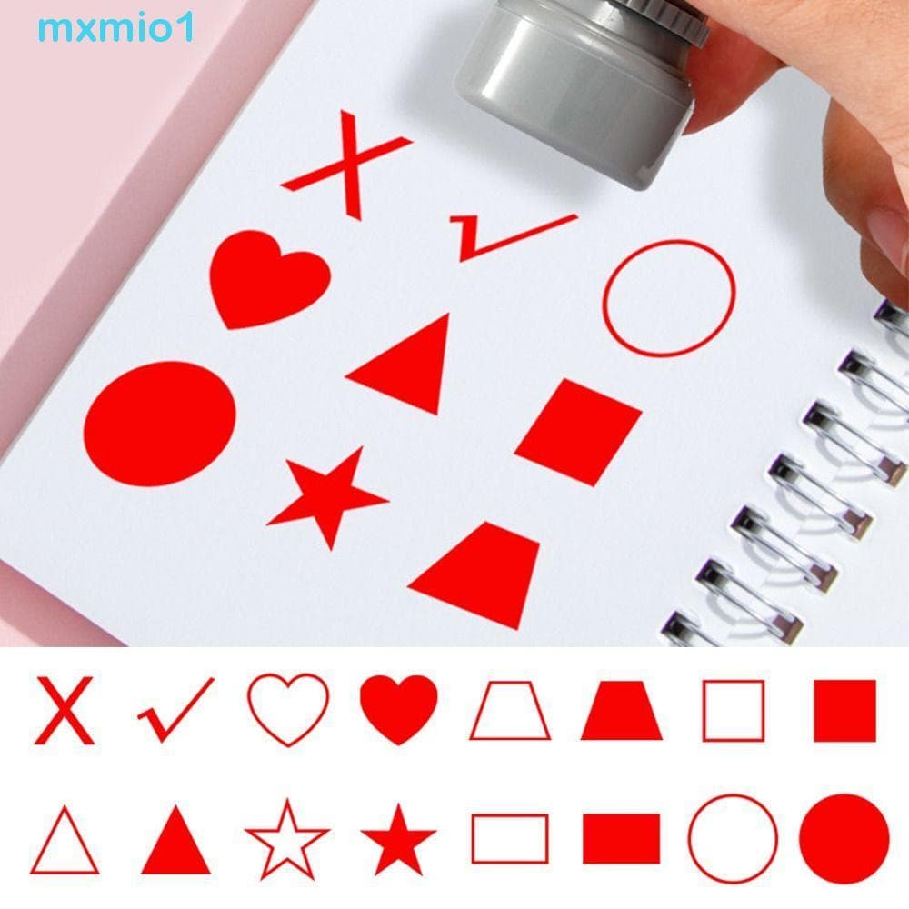 Carimbo De Uso Do Professor , Geometria Matemática Auto-Tintado Triangular , Trapézio Multi Padrão DIY Mini Desenho