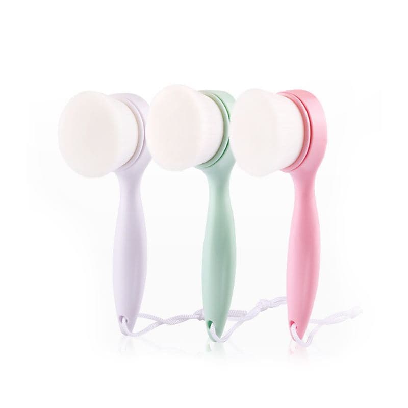 Manual longo lidar com escova de lavagem Facial escova de limpeza Facial escova de lavagem Facial ferramenta de beleza e