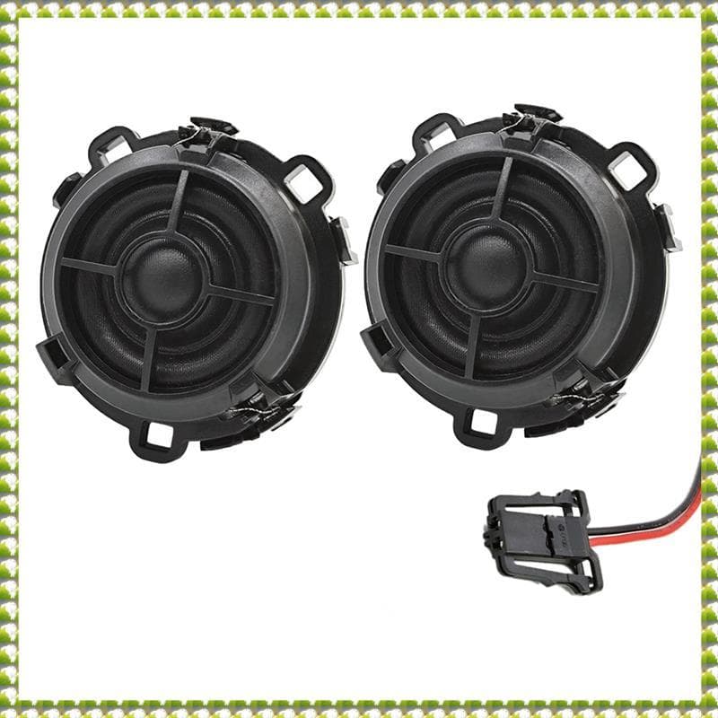 (Oflw) 2 Peças Tweeter De Alto-Falante De Carro + Cabo 100W 4Ohm 2K-22KHz Preto Para Sagitar Golf Sportsvan DIY