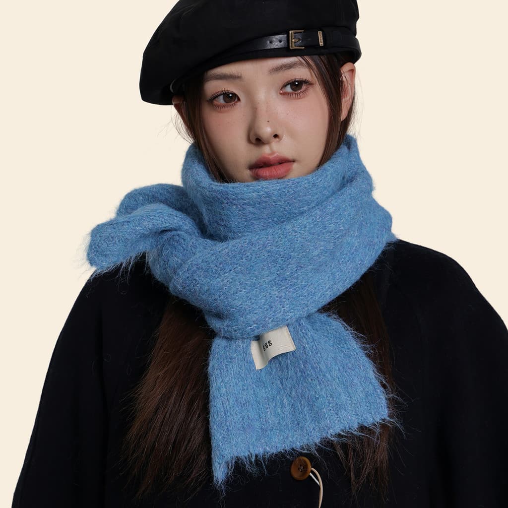 ZE & MA cachecol feminino 2026 novo estilo inverno estilo coreano atmosfera luz luxo High-End sentimento outono inverno
