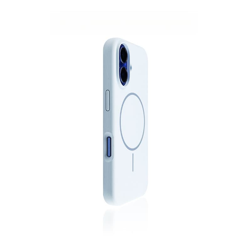 Pele líquida sentir anel fino magnético aplicável iPhone17PROMAX Silicone caso de telefone Apple 16 grande buraco capa p