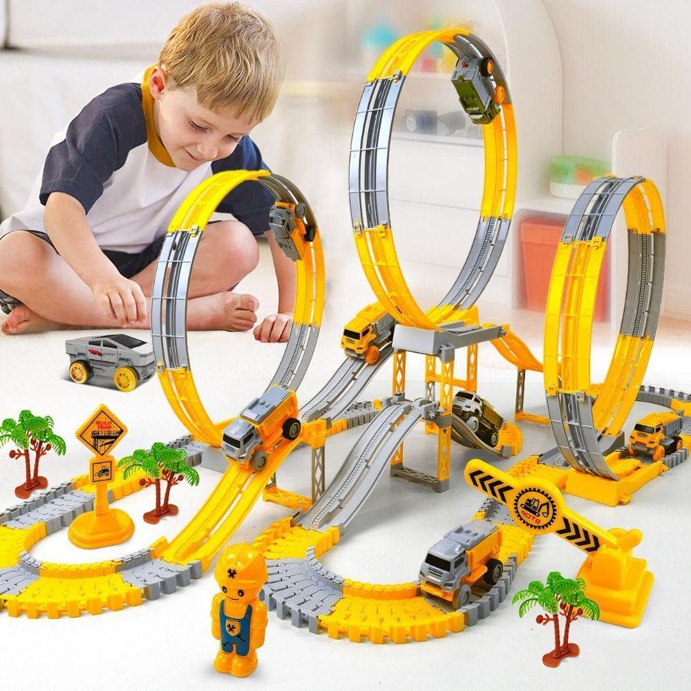 Brinquedo De Pista Elétrica , Brinquedos Educativos De Trem De Carro De Escalada , Engenharia Infantil Anti-Gravidade