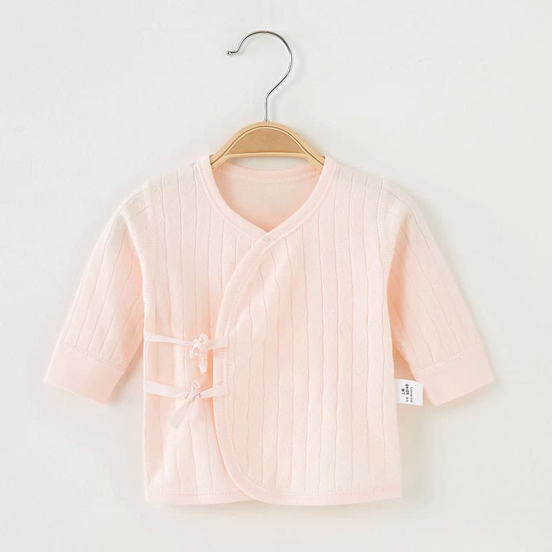 Roupas de bebê recém-nascido monge roupas de algodão puro bebê outono roupas topos estilo fino roupa interior Close-Fitt