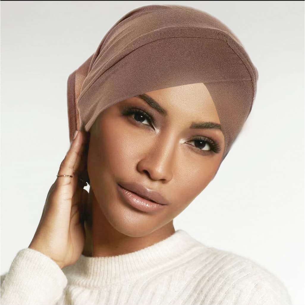 Boné turbante novo estilo senhoras cruz tubo boné de fundo moda confortável pulôver boné