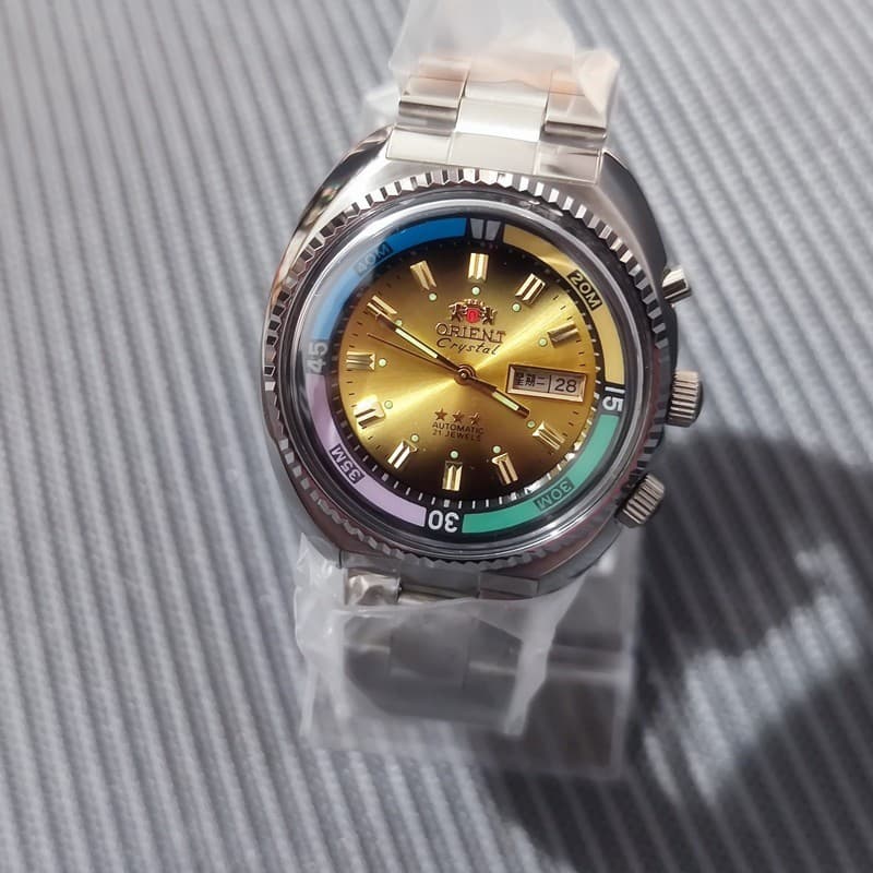 Série de moda Oriental, relógio automático mecânico masculino de três ponteiros, marca superior, estilo atmosférico, DJY
