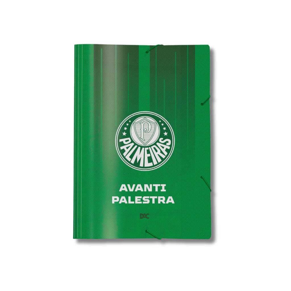 Pasta Aba Elástica Grande Oficcio Temática Palmeiras Dac