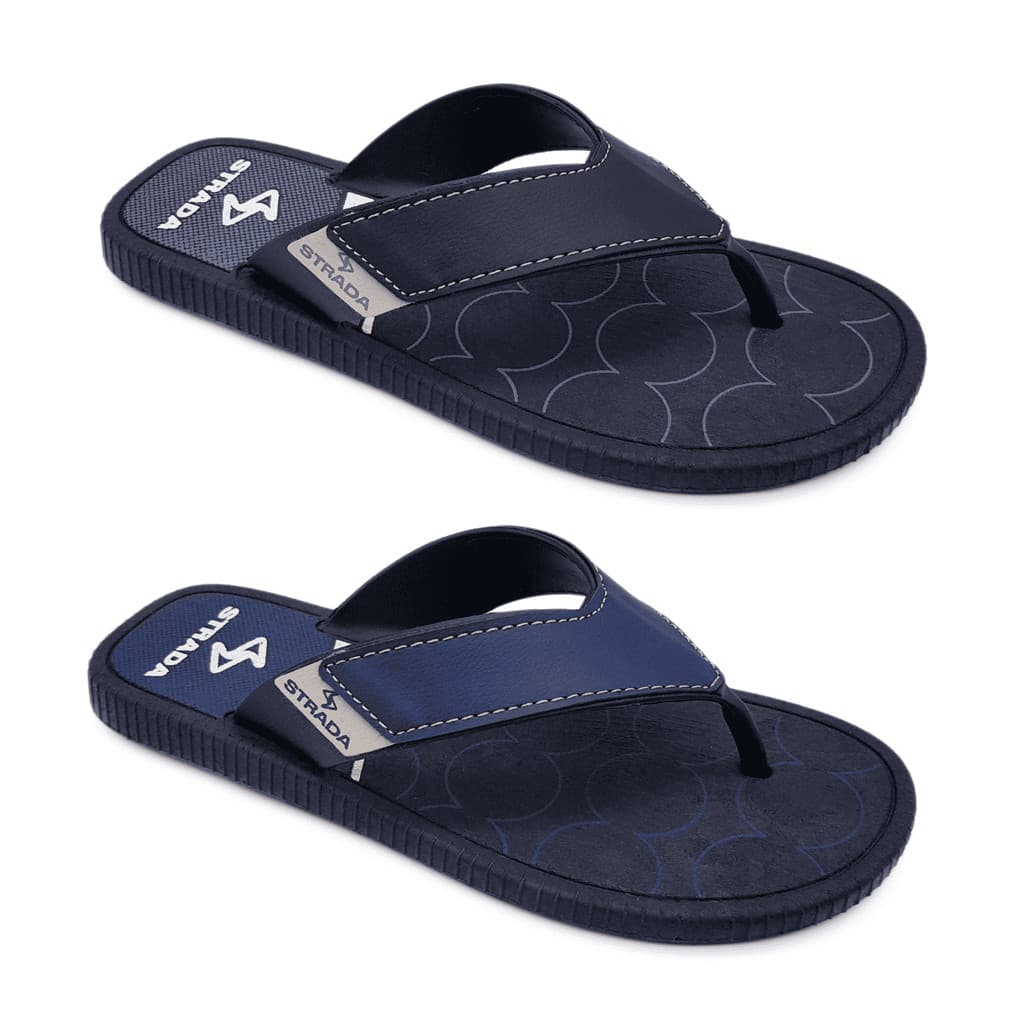 Kit 2 Pares Chinelo Sandália Masculino ORIGINAL STRADA Casual Borracha Confortável Tiras Largas K110